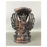 Vtg Balinese Hand-carved Wooden Hindu Sculpture