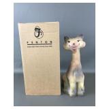 Fenton Scruffy Multi-color Alley Cat Figurine
