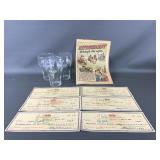 Vtg Coca-cola World Language Glasses & More