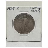 1929s Walking Liberty Half Dollar