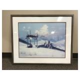 Framed On Sacred Ground Cherokee Donald Vann Print