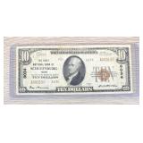 1929 $10 Note - First National Bank of