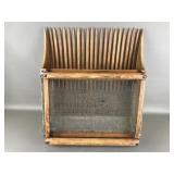 Antique 19in Wooden Berry Harvesting Scoop