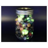 Vtg Cadmium & Manganese Glowing Marbles