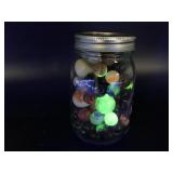 Vtg Luster, Cadmium & Manganese Glowing Marbles