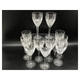 Waterford Crystal Wine Goblets 11pc Set
