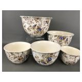 Vernon Kilns Santa Barbara Chintz Nesting Bowls