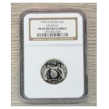 1999-S Silver 25c Georgia PF 69 Ultra Cameo