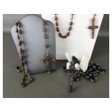 Vintage Wooden & Beaded Rosaries