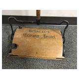 Antique Wooden Bissell Crown Jewel Carpet Sweeper