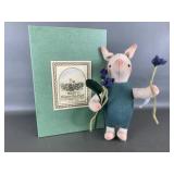 R. John Wright Piglet W Violets Artisan Winne The