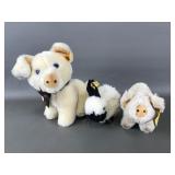 Vtg Steiff Snuffi Pig, Woolen Rabbit & More