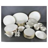52pc Vintage Lenox Laurent Ivory Bone Chinaware