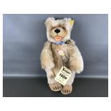 Vtg Steiff 1930 Teddy Bear Replica With Bell