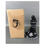 Fenton Black Hand Painted Bridesmaid Doll Figure
