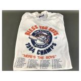 Vtg 1984 Detroit Tigers 'bless You Boys' T-shirt