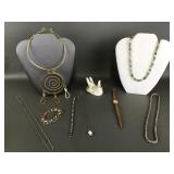 Vintage Coro Costume Jewelry Ear Cuffs & More