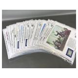 Vintage Historical Events Stamps From 2000