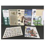 World Of Stamps Series Mushrooms, Horses & More
