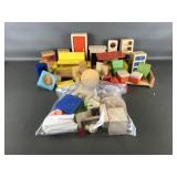 Creative Playthings Wooden Dollhouse Furniture
