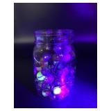 Glowing Vtg Manganese, Cadmium & Luster Marbles