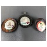 Vintage Brush Electric Leather Employee Badges