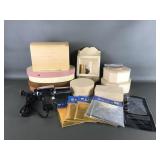 Wooden Paintable Trinket Boxes, Thermal Craft Gun&