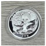 2005 Panda 1oz .999 Fine Silver
