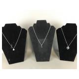 Sterling Silver S Initial Pendant, Seashell