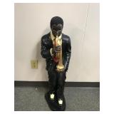 Black Americana Jazz Musician Resin Statue