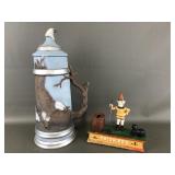 Cast Iron Trick Dog Mechanical Bank & More