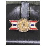 Sterling Silver Ww2 Army Navy E Pin