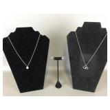 Vintage Avon Sterling Silver Necklaces