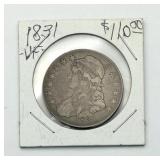 1831 Capped Bust Silver Half Dollar