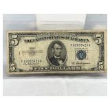 $5 Blue Label Silver Certificate Series 1953