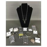 Mother Of Pearl Earrings, Bangle Bracelet & More