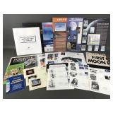 Vtg Space, Planes & More Commemorative Stamps