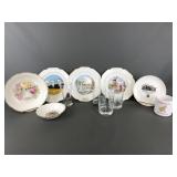 Antique & Vtg Ceramic & Glass Advertising Items