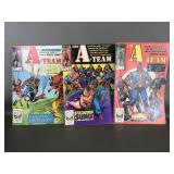 Vtg Marvel The A-team #1-3 Complete Series