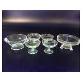 Manganese Glow Vintage Fostoria Glass Barware