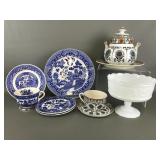 Antique Willow Ware & More Ceramic Pieces