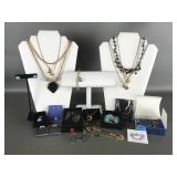 Vintage & Modern Gold Tone Costume Jewelry