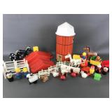 Vtg Little People Farm Animals, People & More