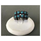 Sterling Silver .925 Native American 'snake Eye'