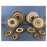 Slavic Or Polish Wooden Pyrography Plates