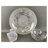Tiffany & Co Stamped Cut Crystal Bowl & More