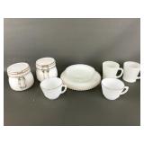 Vtg Anchor Hocking Fire King & More Milk Glass