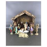 Vintage Italian Depose Nativity Set