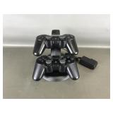 Two Sony Ps3 Controllers With Energizer Charging