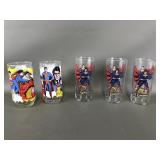Vtg 1978 Pepsi Superman Glasses & 1999 Dc